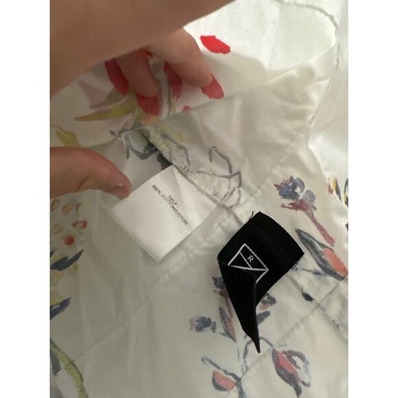 🔴Tanya Taylor Stassi Floral Crochet Cotton‎ Top size 0 - Picture 6 of 7